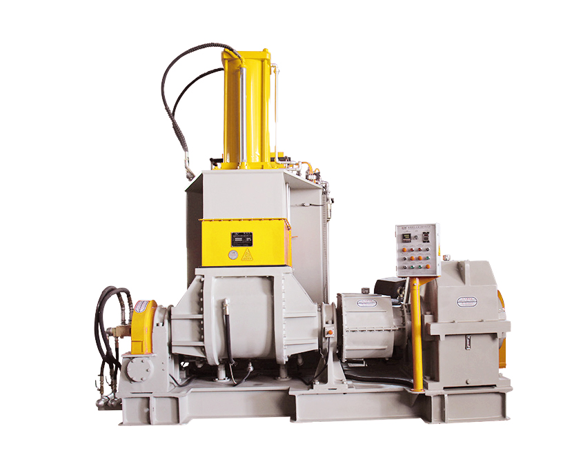 XH-420-55升密煉機(jī)_橡膠塑料高效混煉_液壓翻轉(zhuǎn)PLC控制